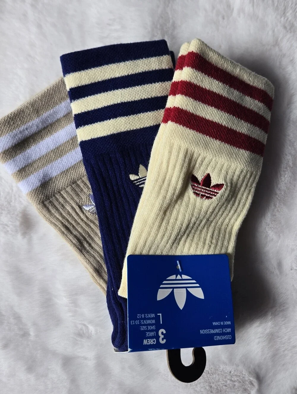 NWT Adidas Crew Socks